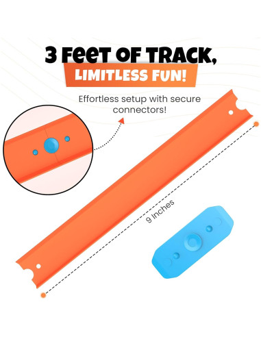 Juego de Pistas de Reemplazo Hot Wheels 8 Piezas 0.91m