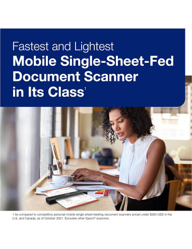 Escáner portátil Epson Workforce ES-50 + Impresora EcoTank ET-2800