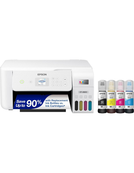 Escáner portátil Epson Workforce ES-50 + Impresora EcoTank ET-2800