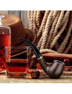 Pipa de Tabaco Joyoldelf Ébano Hecha a Mano con Accesorios 2