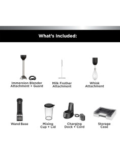 Batidora de Mano Inalámbrica BLACK+DECKER 3 en 1, Negro 2