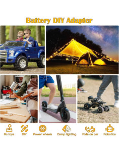 Adaptador Power Wheels CHoiKWong para Batería Dewalt 20V 2