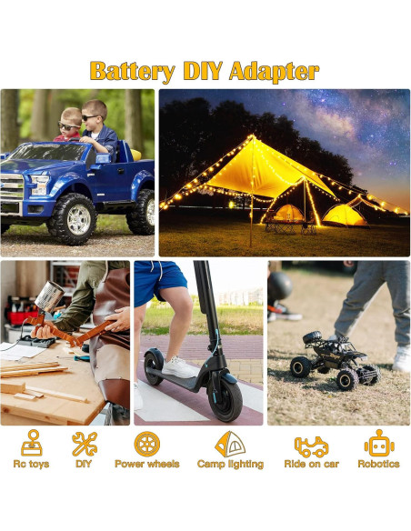 Adaptador Power Wheels CHoiKWong para Batería Dewalt 20V