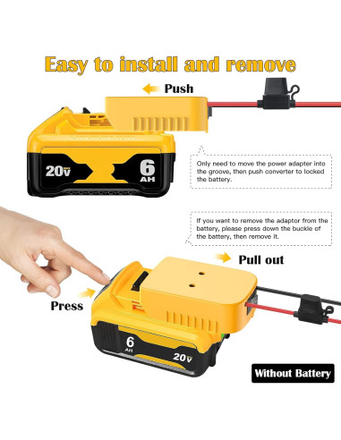 Adaptador Power Wheels CHoiKWong para Batería Dewalt 20V