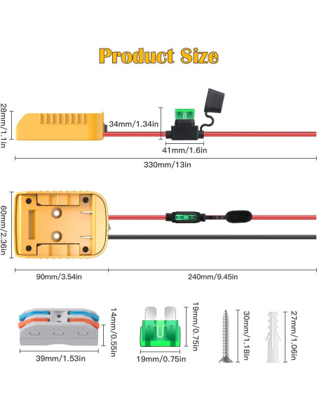 Adaptador Power Wheels CHoiKWong para Batería Dewalt 20V