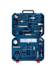 Kit de Herramientas de Mano Bosch 108 Piezas Azul Estuche Duro