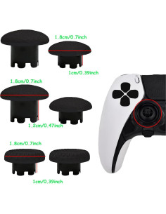 Tapa de Pulgar Intercambiable 6 en 1 Anglepingping para PS5 2
