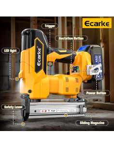 Clavadora de 18 Gauge Dewalt 20V Max con Batería 4Ah 2