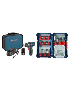 Taladro Atornillador Bosch PS31-2A 12V 3/8" 40 Piezas