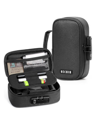 Bolsa a Prueba de Olores OZCHIN con Cerradura S Negra