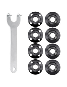 9 Piezas Tuercas y Llave para Amoladora Angular MUZHUPGUZ