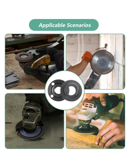 9 Piezas Tuercas y Llave para Amoladora Angular MUZHUPGUZ