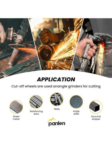 Disco de Corte 3" Changzhou Panlong 10 Piezas con Mandril