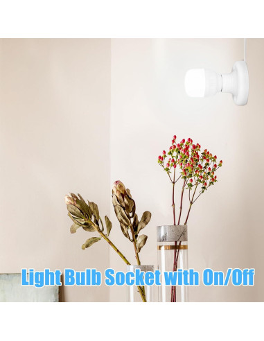 Portalámpara E26/E27 Aroakko 3m con Interruptor 150W