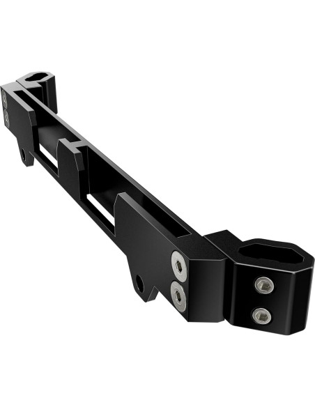 Soporte de Riel de Herramientas Alpha Engineered para Milwaukee Packout - Aluminio 6061, Negro