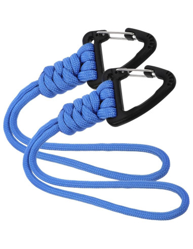 2 Lanyards de Llave Paracord HANABASS Azul - Correa de Muñeca