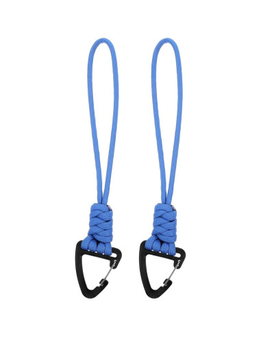 2 Lanyards de Llave Paracord HANABASS Azul - Correa de Muñeca