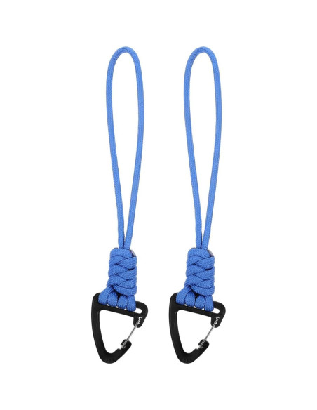 2 Lanyards de Llave Paracord HANABASS Azul - Correa de Muñeca