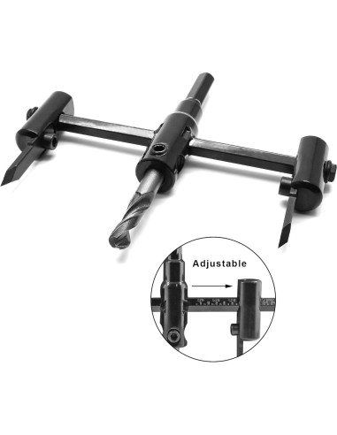 Cortador de Agujero Ajustable Aracombie 30mm a 120mm