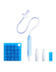 Aspirador Nasal para Bebés RDUNF con 25 Filtros y Pinzas