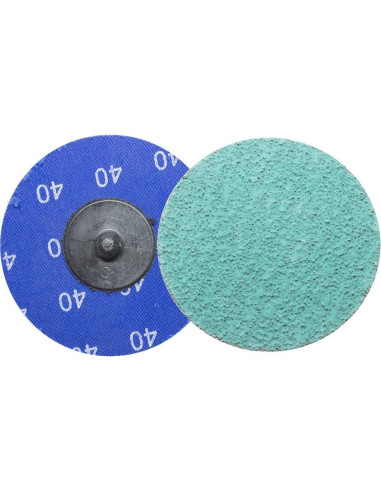 Discos de Lijado 3" Zirconia Verde Benchmark Abrasives - 24 Grano, Paquete de 25