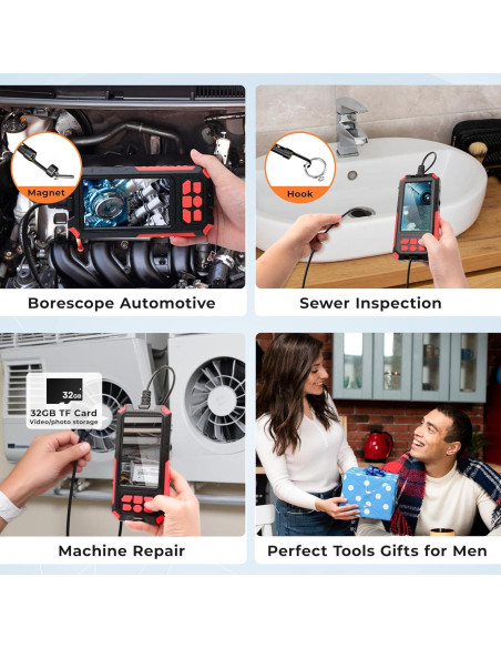 Cámara Endoscópica Doble Lente ADvancore 1080P IP68 5.03m