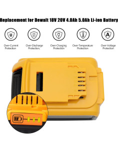 Carcasa de Batería Reemplazo Akocire para Dewalt DCB200-205 2