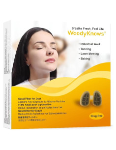 Filtros Nasales WoodyKnows Pequeños - 4 Filtros + 48 Reemplazos