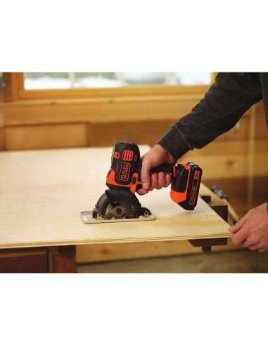 Taladro Inalámbrico 20V BLACK+DECKER BDCDMT120C y Sierra de Recorte