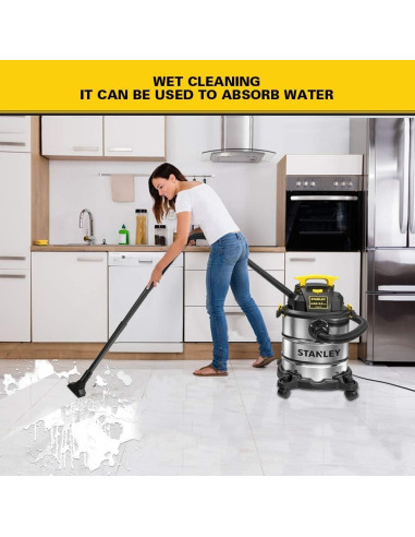 Aspiradora Húmeda y Seca STANLEY SL18116 22L 4HP con Soplador