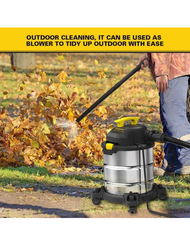 Aspiradora Húmeda y Seca STANLEY SL18116 22L 4HP con Soplador