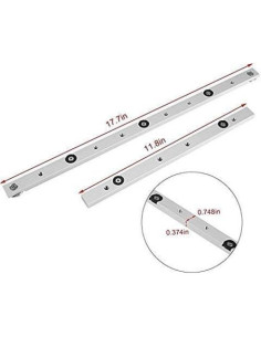 Barra de Inglete de Aluminio Fdit 300mm para Sierra de Mesa 2