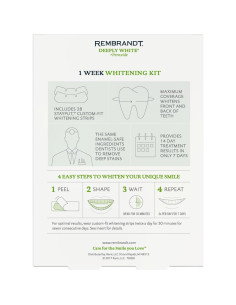 Kit de Blanqueamiento Dental REMBRANDT - 28 Tiras Personalizadas 2