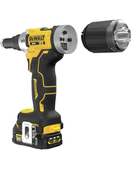 Herramienta de Remaches Inalámbrica DEWALT 20V MAX XR 1/4" Herramienta de Remaches Inalámbrica DEWALT 20V MAX XR 1/4"