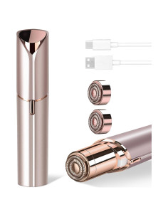 Epilador Facial Indoloro HongTian Oro Champán Recargable