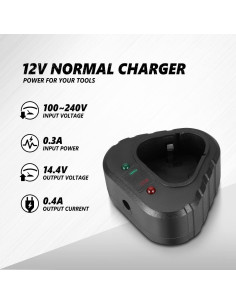 Cargador de Batería de Litio-Ion 12V DNA Motoring TOOLS-00179 2