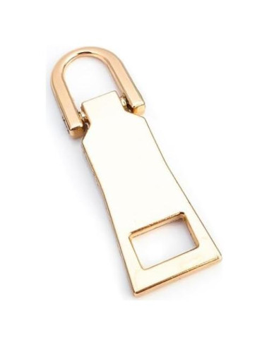 Reemplazo Tirador de Cremallera Dorado Junfamilee M 50g