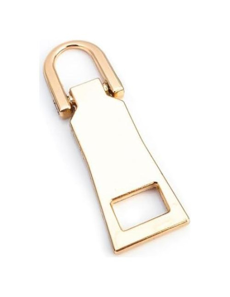 Reemplazo Tirador de Cremallera Dorado Junfamilee M 50g