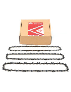 Paquete de 3 Cadenas de Motosierra 10" PETOX 40 Enlaces