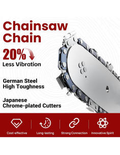 Paquete de 3 Cadenas de Motosierra 10" PETOX 40 Enlaces 2