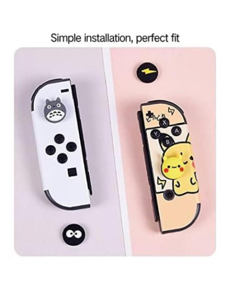 Tapones de Pulgar PERFECTSIGHT para Nintendo Switch - 4 Piezas