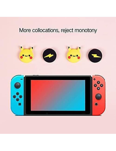 Tapones de Pulgar PERFECTSIGHT para Nintendo Switch - 4 Piezas