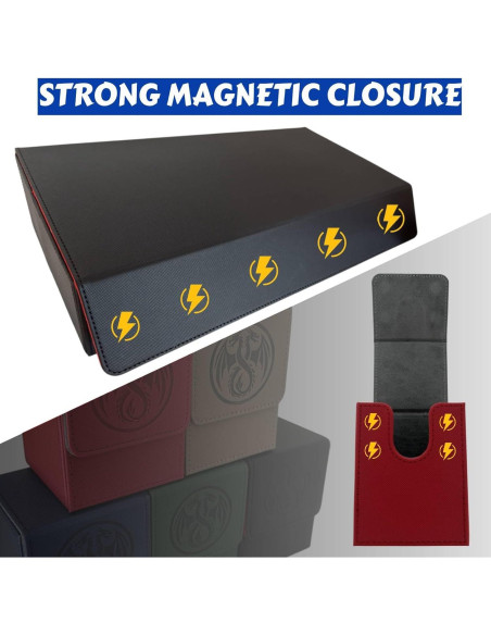 Juego de Caja de Barajas 8 en 1 Fexovirs XL para 2400 cartas Juego de Caja de Barajas 8 en 1 Fexovirs XL para 2400 cartas