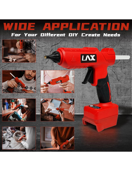 Pistola de Pegamento Caliente L1NXIXI 100W para Batería Milwaukee 18V