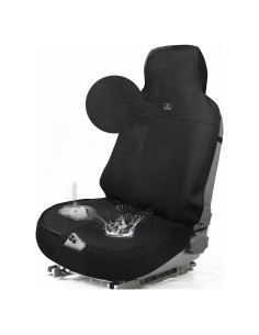 Funda de Asiento de Coche Impermeable CAR PASS Universal Negro