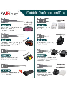 Kit Extractor de Pines JRready ST5255 con 8 Puntas Reemplazo 2