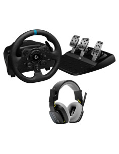 Kit Volante y Pedales Logitech G923 + Auriculares A10 - PS5/PC