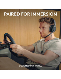 Kit Volante y Pedales Logitech G923 + Auriculares A10 - PS5/PC 2