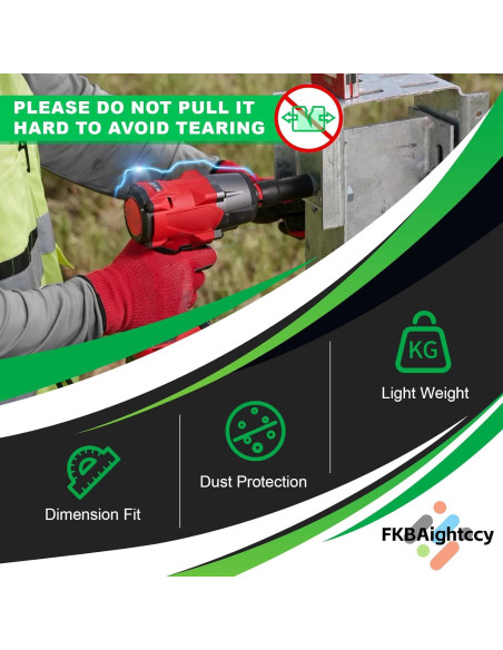 Bota Protectora Milwaukee 49-16-2960 para Llave de Impacto M18