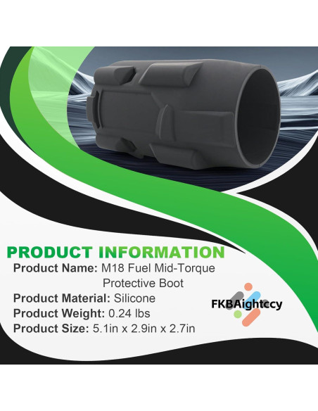 Bota Protectora Milwaukee 49-16-2960 para Llave de Impacto M18